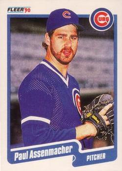 #25 Paul Assenmacher - Chicago Cubs - 1990 Fleer Canadian Baseball