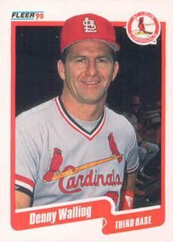 #263 Denny Walling - St. Louis Cardinals - 1990 Fleer Canadian Baseball