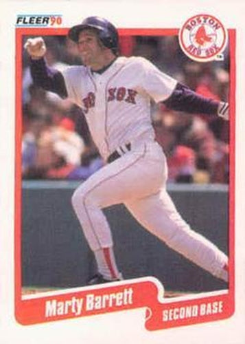 #266 Marty Barrett - Boston Red Sox - 1990 Fleer Canadian Baseball