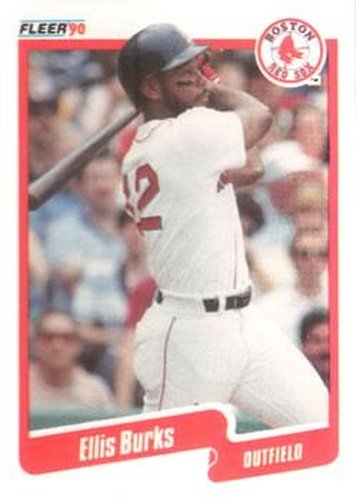#269 Ellis Burks - Boston Red Sox - 1990 Fleer Canadian Baseball