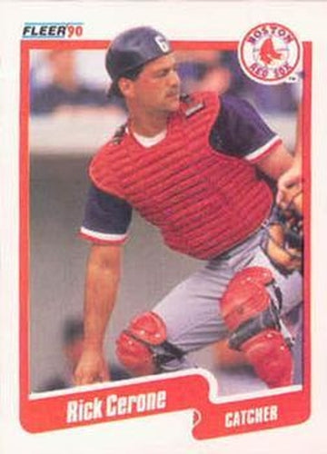 #270 Rick Cerone - Boston Red Sox - 1990 Fleer Canadian Baseball