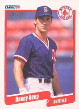#278 Danny Heep - Boston Red Sox - 1990 Fleer Canadian Baseball
