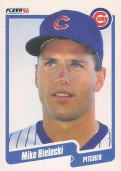 #27 Mike Bielecki - Chicago Cubs - 1990 Fleer Canadian Baseball
