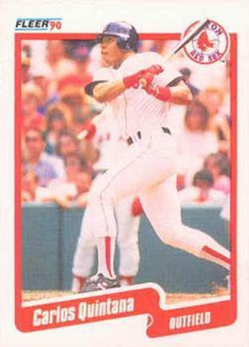 #283 Carlos Quintana - Boston Red Sox - 1990 Fleer Canadian Baseball