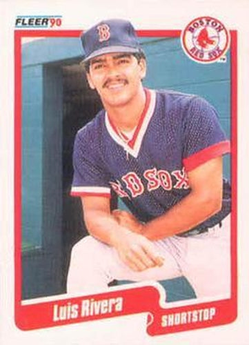 #285 Luis Rivera - Boston Red Sox - 1990 Fleer Canadian Baseball