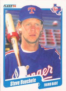 #292 Steve Buechele - Texas Rangers - 1990 Fleer Canadian Baseball