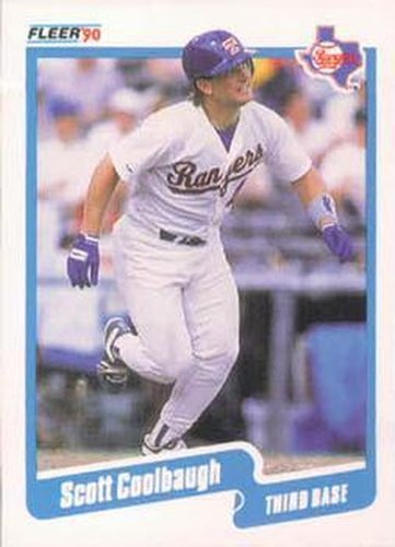 #293 Scott Coolbaugh - Texas Rangers - 1990 Fleer Canadian Baseball