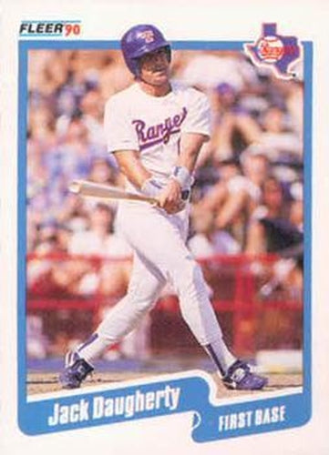 #294 Jack Daugherty - Texas Rangers - 1990 Fleer Canadian Baseball