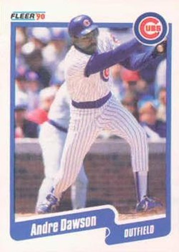 #29 Andre Dawson - Chicago Cubs - 1990 Fleer Canadian Baseball