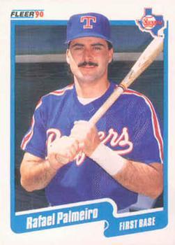 #308 Rafael Palmeiro - Texas Rangers - 1990 Fleer Canadian Baseball