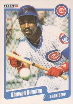 #30 Shawon Dunston - Chicago Cubs - 1990 Fleer Canadian Baseball