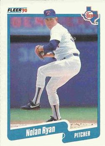 #313 Nolan Ryan - Texas Rangers - 1990 Fleer Canadian Baseball