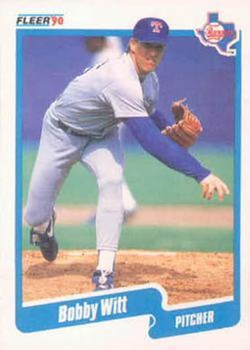 #315 Bobby Witt - Texas Rangers - 1990 Fleer Canadian Baseball