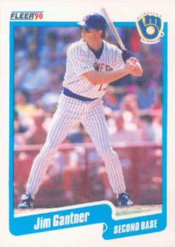#324 Jim Gantner - Milwaukee Brewers - 1990 Fleer Canadian Baseball