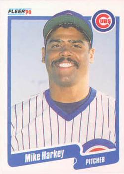 #33 Mike Harkey - Chicago Cubs - 1990 Fleer Canadian Baseball
