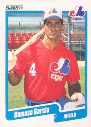 #346 Damaso Garcia - Montreal Expos - 1990 Fleer Canadian Baseball