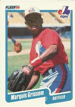 #347 Marquis Grissom - Montreal Expos - 1990 Fleer Canadian Baseball