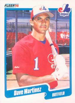 #353 Dave Martinez - Montreal Expos - 1990 Fleer Canadian Baseball