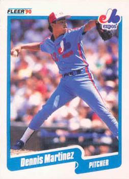 #354 Dennis Martinez - Montreal Expos - 1990 Fleer Canadian Baseball