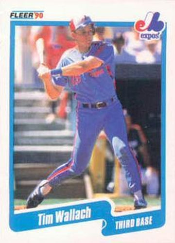 #364 Tim Wallach - Montreal Expos - 1990 Fleer Canadian Baseball