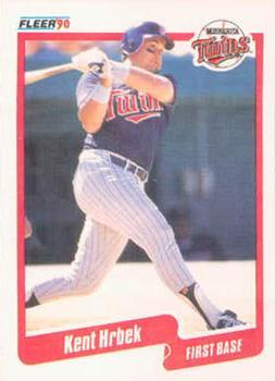#378 Kent Hrbek - Minnesota Twins - 1990 Fleer Canadian Baseball