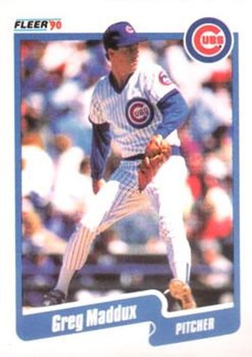 #37 Greg Maddux - Chicago Cubs - 1990 Fleer Canadian Baseball