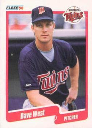#388 Dave West - Minnesota Twins - 1990 Fleer Canadian Baseball