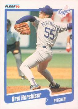 #399 Orel Hershiser - Los Angeles Dodgers - 1990 Fleer Canadian Baseball