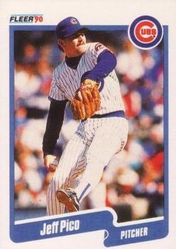 #39 Jeff Pico - Chicago Cubs - 1990 Fleer Canadian Baseball