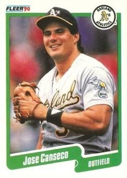 #3 Jose Canseco - Oakland Athletics - 1990 Fleer Canadian Baseball