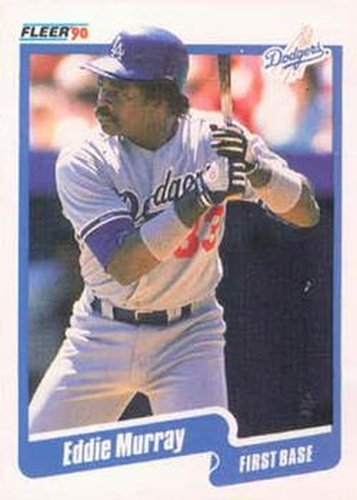 #404 Eddie Murray - Los Angeles Dodgers - 1990 Fleer Canadian Baseball