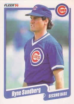 #40 Ryne Sandberg - Chicago Cubs - 1990 Fleer Canadian Baseball