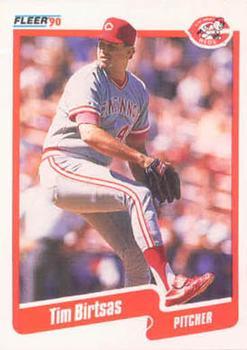 #414 Tim Birtsas - Cincinnati Reds - 1990 Fleer Canadian Baseball