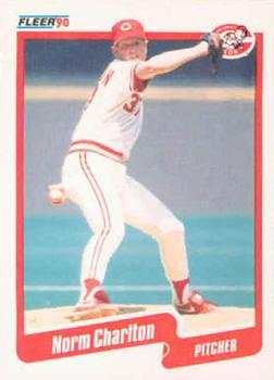 #416 Norm Charlton - Cincinnati Reds - 1990 Fleer Canadian Baseball
