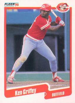 #420 Ken Griffey - Cincinnati Reds - 1990 Fleer Canadian Baseball