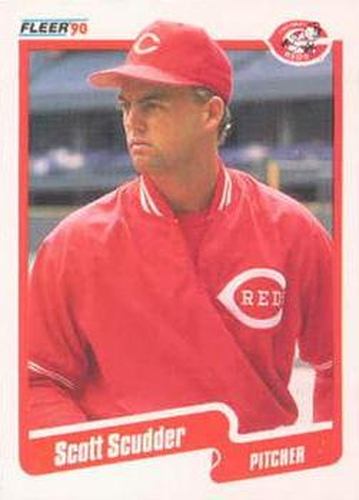 #434 Scott Scudder - Cincinnati Reds - 1990 Fleer Canadian Baseball