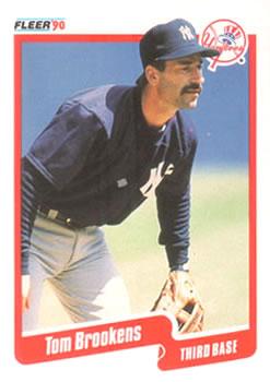 #439 Tom Brookens - New York Yankees - 1990 Fleer Canadian Baseball