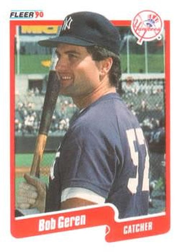 #442 Bob Geren - New York Yankees - 1990 Fleer Canadian Baseball