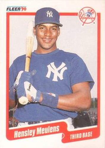 #449 Hensley Meulens - New York Yankees - 1990 Fleer Canadian Baseball