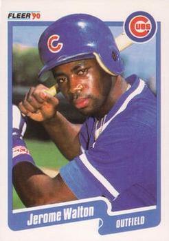 #44 Jerome Walton - Chicago Cubs - 1990 Fleer Canadian Baseball