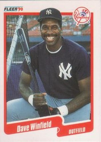 #458 Dave Winfield - New York Yankees - 1990 Fleer Canadian Baseball
