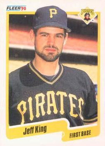 #469 Jeff King - Pittsburgh Pirates - 1990 Fleer Canadian Baseball