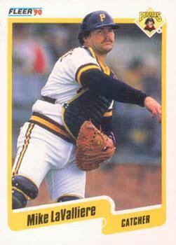 #473 Mike LaValliere - Pittsburgh Pirates - 1990 Fleer Canadian Baseball
