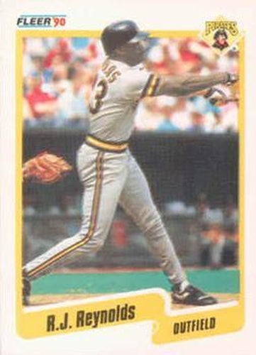 #478 R.J. Reynolds - Pittsburgh Pirates - 1990 Fleer Canadian Baseball