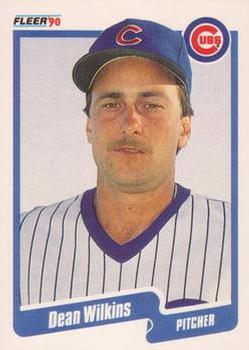 #47 Dean Wilkins - Chicago Cubs - 1990 Fleer Canadian Baseball