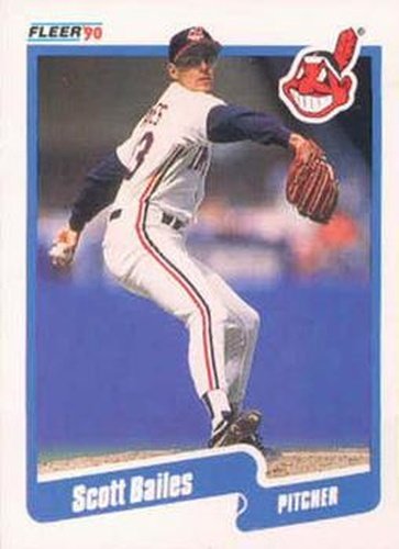 #484 Scott Bailes - Cleveland Indians - 1990 Fleer Canadian Baseball