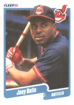 #485 Joey Belle - Cleveland Indians - 1990 Fleer Canadian Baseball