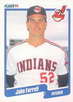 #491 John Farrell - Cleveland Indians - 1990 Fleer Canadian Baseball