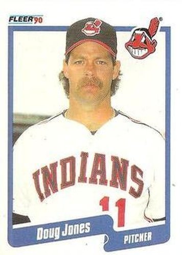 #495 Doug Jones - Cleveland Indians - 1990 Fleer Canadian Baseball