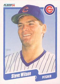 #49 Steve Wilson - Chicago Cubs - 1990 Fleer Canadian Baseball